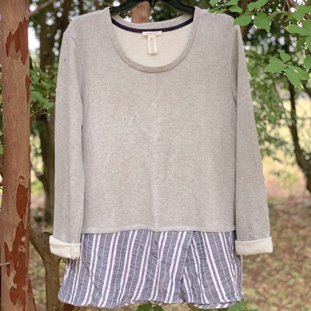 Westbound double layer sweater